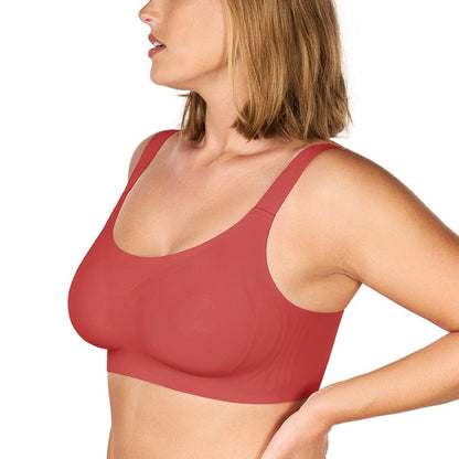Songful Smooth Fit U-Neck Plus Size Wireless All-Day Comfort Full Coverage T-shirt Bra