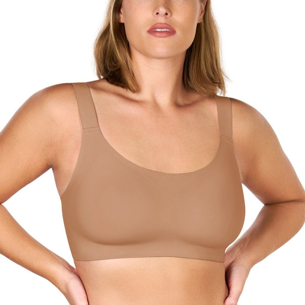 Songful Smooth Fit U-Neck Plus Size Wireless All-Day Comfort Full Coverage T-shirt Bra