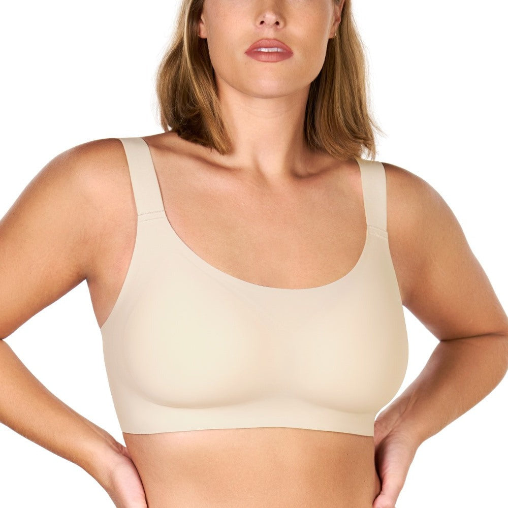 Songful Smooth Fit U-Neck Plus Size Wireless All-Day Comfort Full Coverage T-shirt Bra