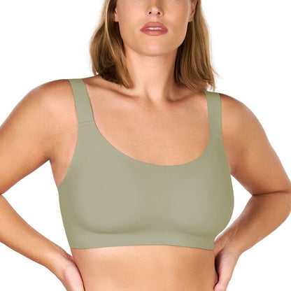 Songful Smooth Fit U-Neck Plus Size Wireless All-Day Comfort Full Coverage T-shirt Bra