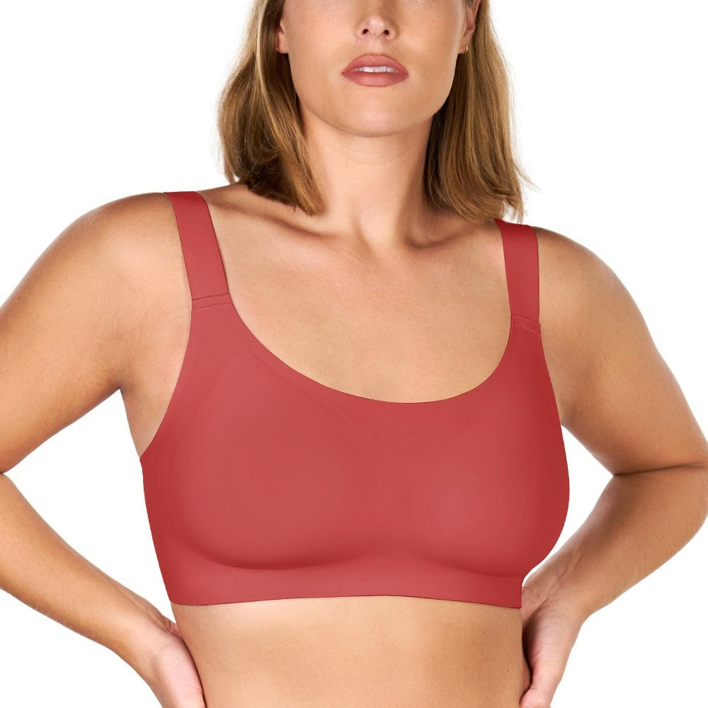 Songful Smooth Fit U-Neck Plus Size Wireless All-Day Comfort Full Coverage T-shirt Bra