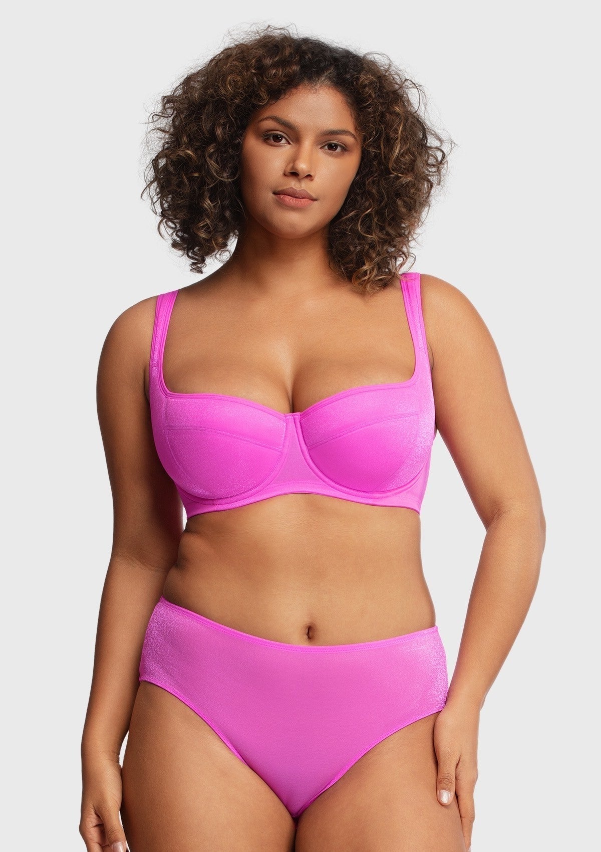 Starry Night Lightly Lined Lightly Padded Plus Size Balconette Bra