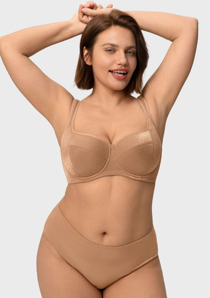 Starry Night Lightly Lined Lightly Padded Plus Size Balconette Bra