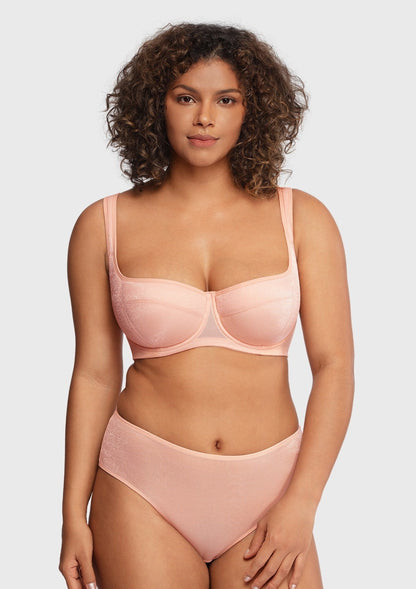 Starry Night Lightly Lined Lightly Padded Plus Size Balconette Bra