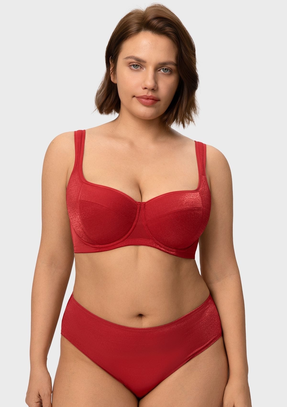 Starry Night Lightly Lined Lightly Padded Plus Size Balconette Bra