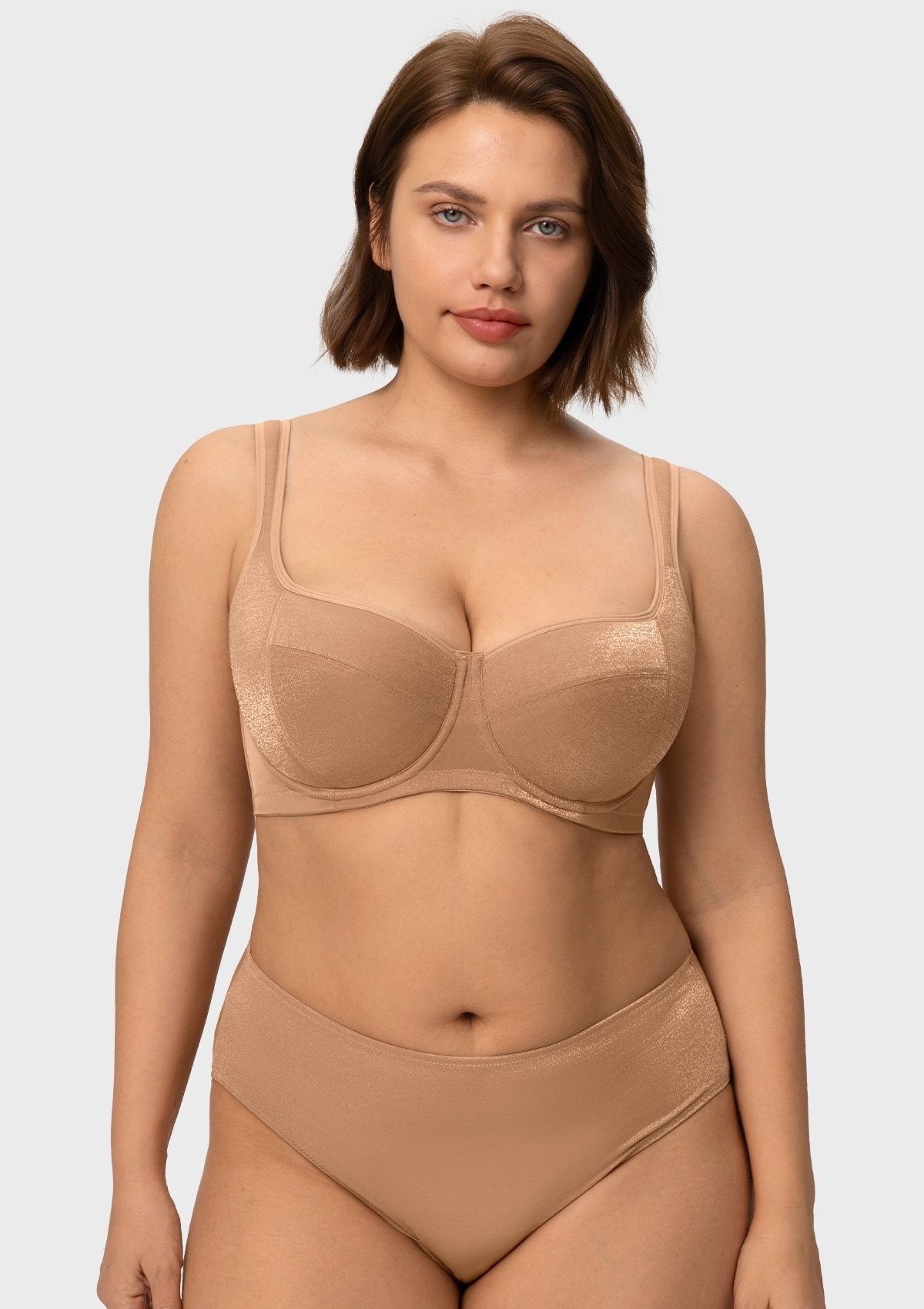 Starry Night Lightly Lined Lightly Padded Plus Size Balconette Bra
