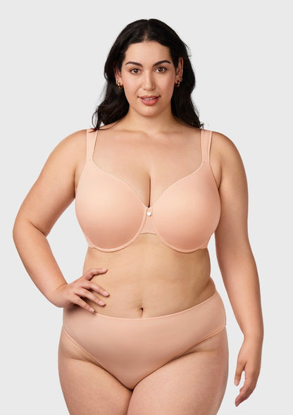 Ultra Comfort Lightly Padded T-shirt Minimizer Full Coverage Underwire Bra