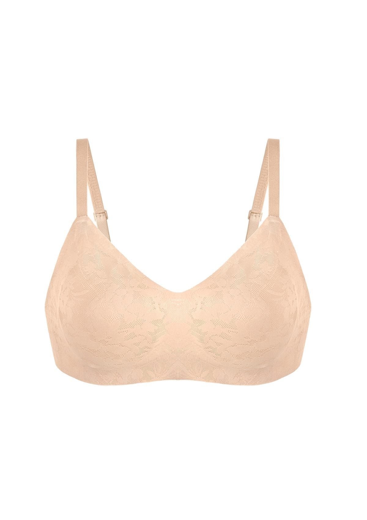 Wireless Seamless Comfort Bralette Full Coverage V-neck for Backless