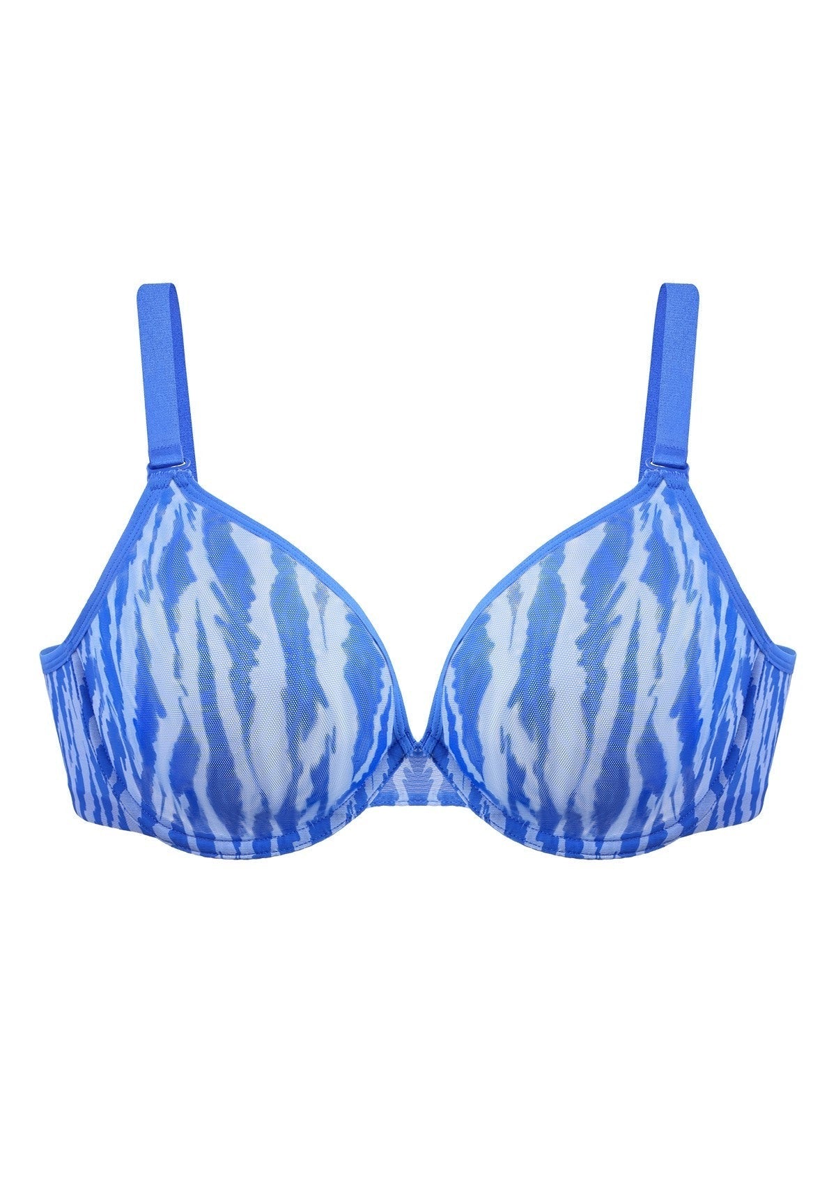 Zebra Wild Unlined Mesh Underwire Bra