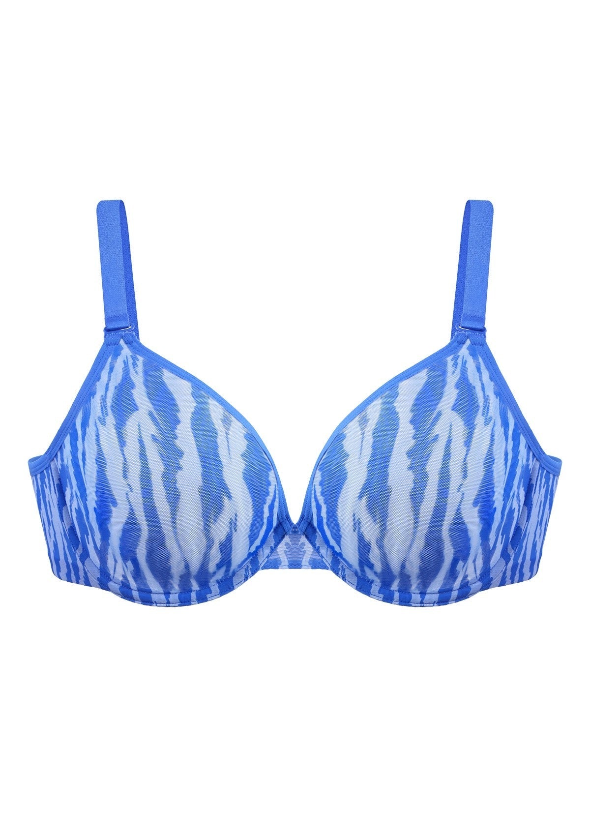 Zebra Wild Unlined Underwire Mesh Bra