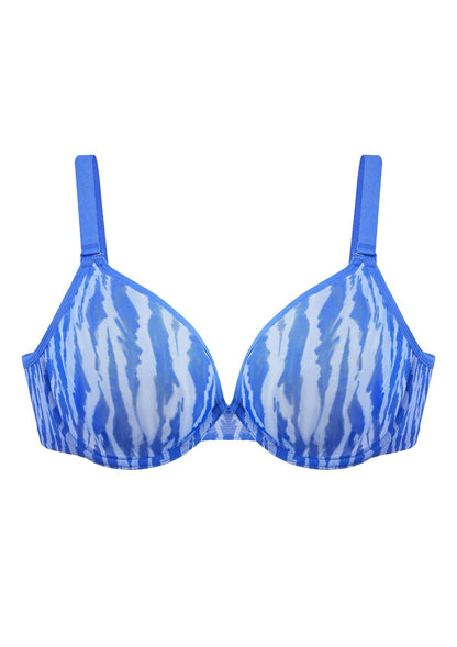 Zebra Wild Unlined Underwire Mesh Bra